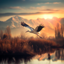 Météorite tombée du ciel à cause d’une cigogne en dérive…