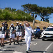 La Flamme Olympique à Granville