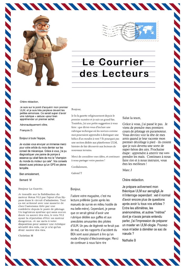 Courrier des lecteurs